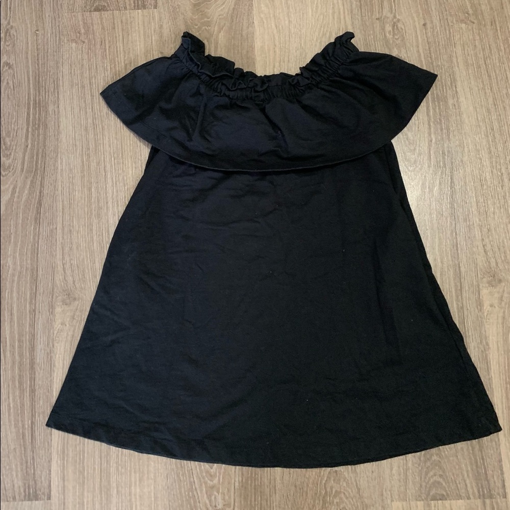 H&M off the shoulder cotton dress with pockets